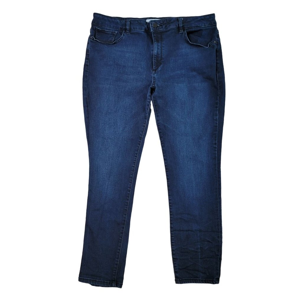 DL 1961 margaux instasculpt ankle skinny bentley jeans size 34